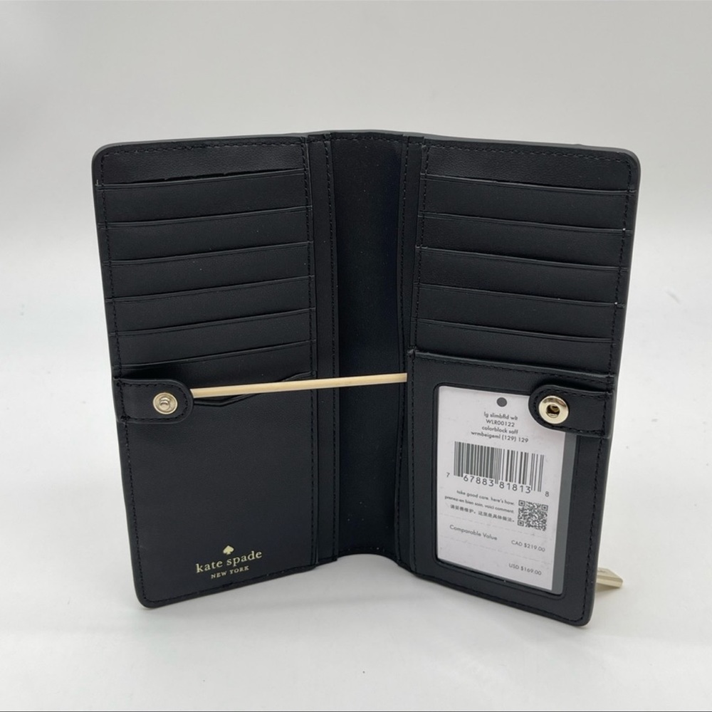 Kate Spade Staci Slim Bifold Wallet Leather - Picture 5 of 6